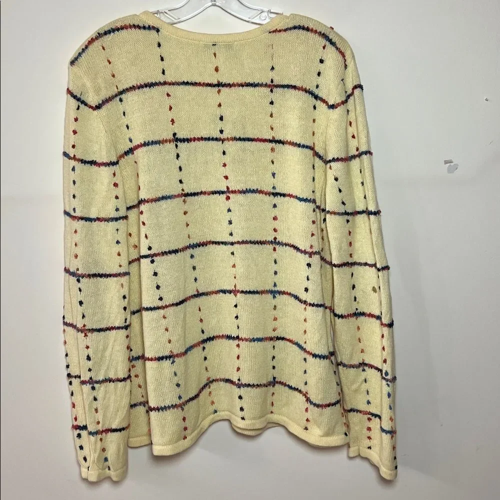 Christopher Banks Size 1X Long Sleeve Knit Zip Front Women’s Cardigan